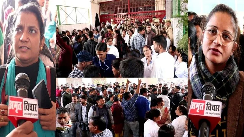Video: केजीएमयू में नर्सों की दिहाड़ी मजदूरों जैसी हालत, कहा- ठेला लगा लेंगे पर काम नहीं करेंगे