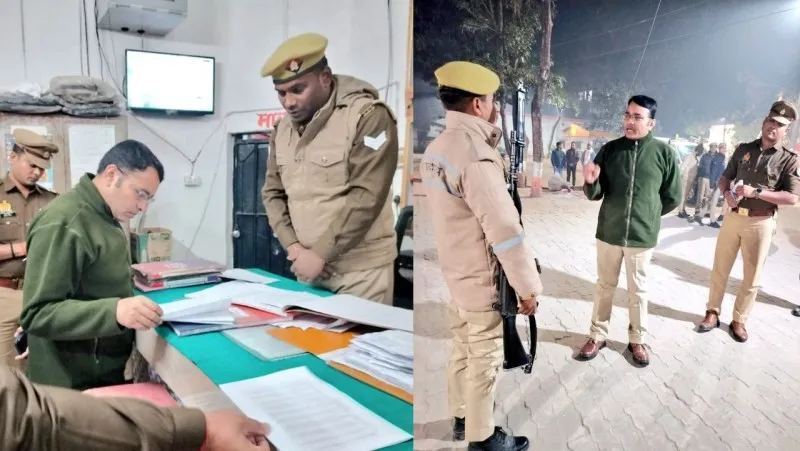 गोंडा: एसपी ने धानेपुर थाने का किया औचक निरीक्षण, शिकायतों के त्वरित निस्तारण का निर्देश