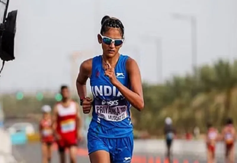 एथलीट प्रियंका गोस्वामी को ऑस्ट्रेलिया में अभ्यास करने की मिली अनुमति 