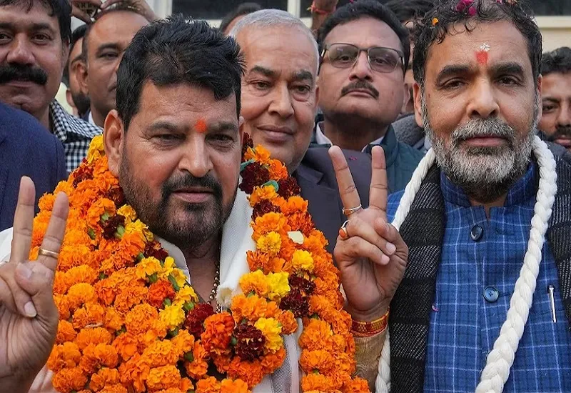 'संजय सिंह मेरे रिश्तेदार नहीं, वे भूमिहार हैं, मैं राजपूत हूं', कुश्ती संघ पर एक्शन के बाद बोले बृजभूषण सिंह