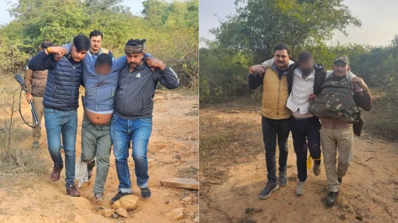 मीरजापुर: 25 हजार के ईनामिया सहित दो गो-तस्कर पुलिस मुठभेड़ में घायल