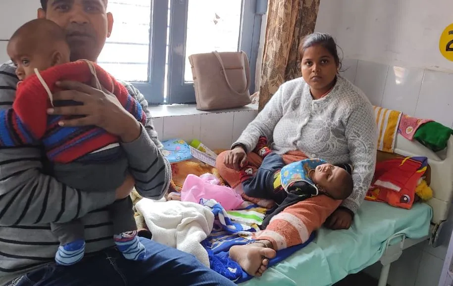 बरेली: 24 घंटे में दस बच्चों में जानलेवा निमोनिया की पुष्टि, मौसम में बदलाव के चलते बच्चे हो रहे बीमार