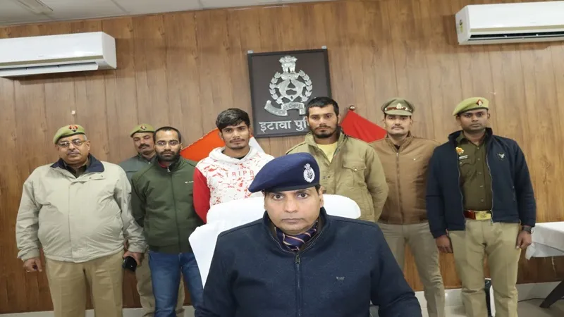 इटावा: आनलाइन जुआ हारने के बाद अपहरण का रचा झूठा ड्रामा, पुलिस ने तीन को गिरफ्तार कर भेजा जेल 