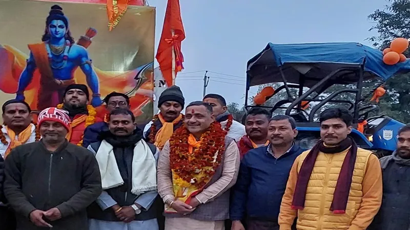 राम भक्तों में गजब का उत्साह, उत्तराखण्ड से अयोध्या के लिए पैदल शुरू की यात्रा, बहराइच में हुआ स्वागत