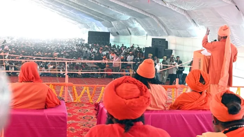 जोधपुर में गरजे मुख्यमंत्री योगी, कहा- हमारी राष्ट्रीयता भारतीय और धर्म सनातन है