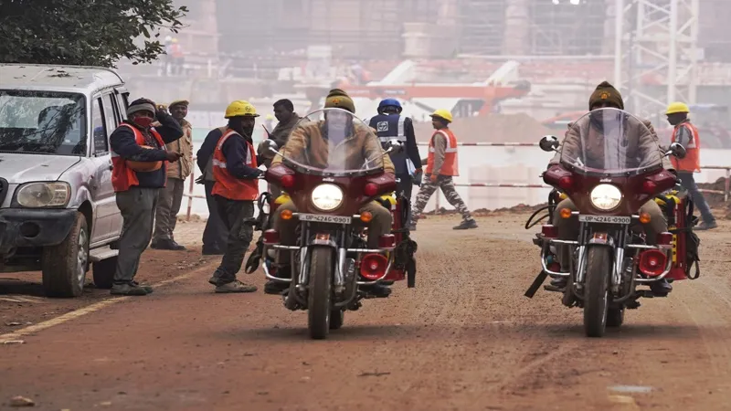 अयोध्या: अग्निशमन के लिए परिसर को मिला फोम व वाटर टेंडर, क्विक रिस्पांस के लिए चार बुलेट दस्ता भी तैनात  