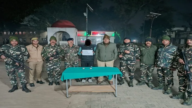 बहराइच में स्मैक और नकदी के साथ नेपाली युवक गिरफ्तार