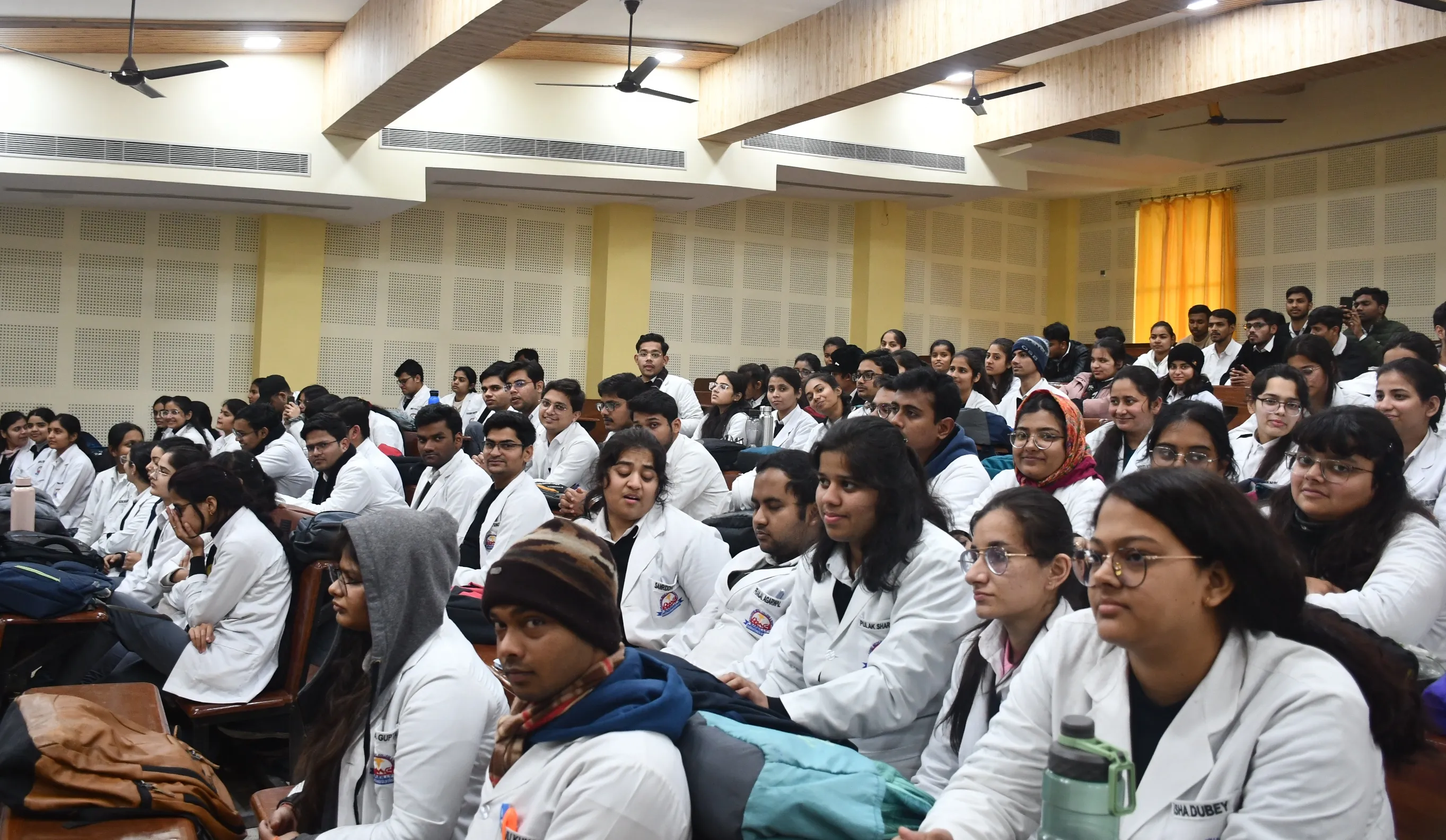 बरेली इंटरनेशनल यूनिवर्सिटी में प्राण प्रतिष्ठा कार्यक्रम हुआ प्रसारण, गूंजे जयकारे