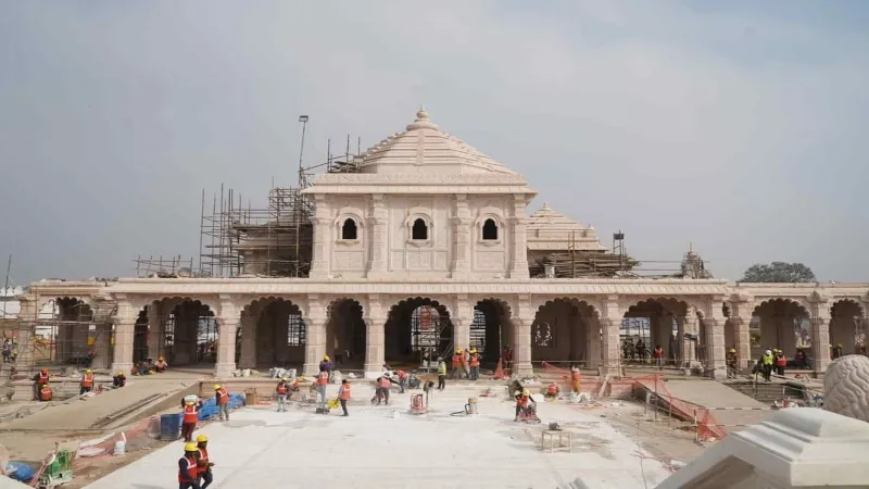 राम मंदिर प्राण प्रतिष्ठा : ट्रस्ट ने जारी की मंदिर की नई तस्वीरें, आप भी देखिये  