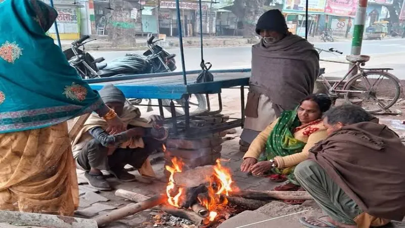 हरदोई में जबरदस्त सर्दी का प्रकोप, सबसे ज्यादा ठंडा रहा शाहाबाद