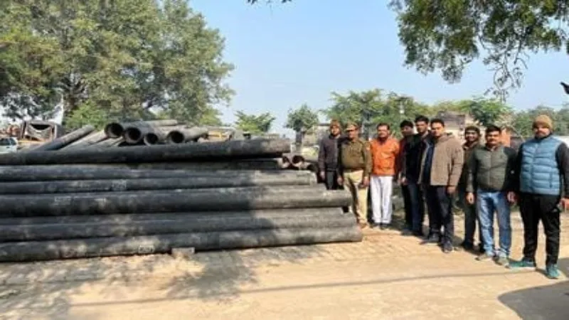 प्रयागराज : हर घर जल परियोजना की 194 पाईप चोरी में 21 आरोपी गिरफ्तार