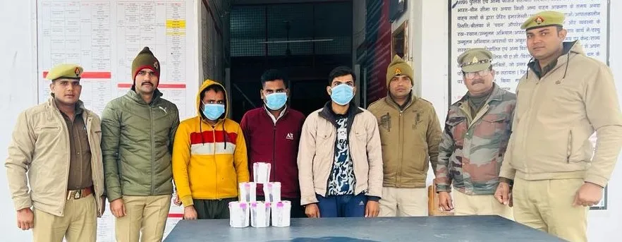 बदायूं: 80 लाख रुपये की अफीम के साथ तीन युवक गिरफ्तार, भेजा जेल