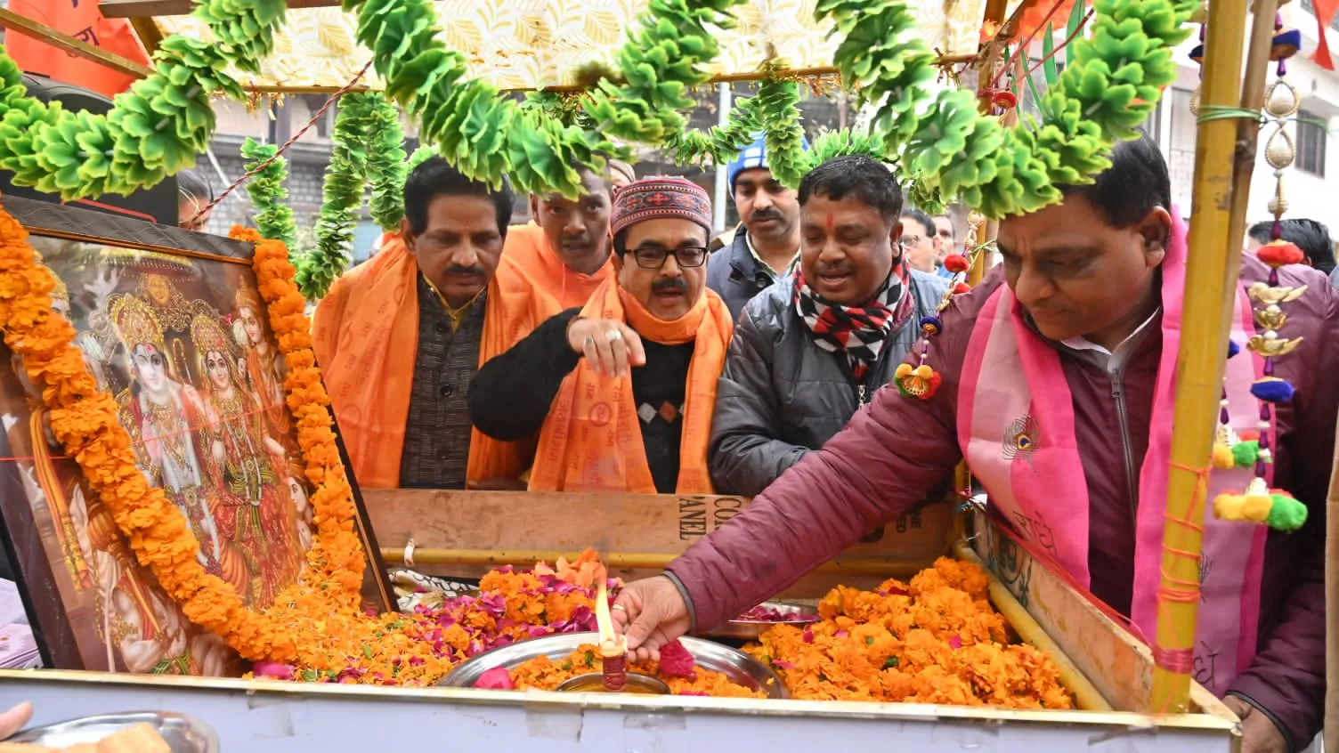 बरेली: नाथ नगरी में गूंज रहे भगवान श्री राम के जयकारों का उद्धघोष