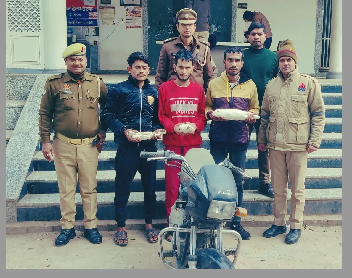 बरेली: बारादरी पुलिस ने तीन पशु तस्करों को किया गिरफ्तार