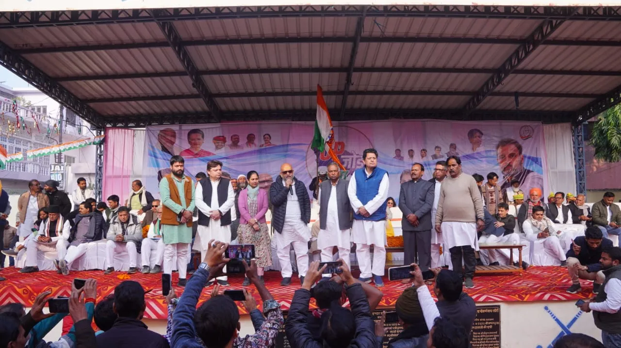 लखीमपुर खीरी: 'विकास के बजाय जाति-धर्म पर जनता का ध्यान बांट रही BJP', कांग्रसियों का विपक्ष पर निशाना