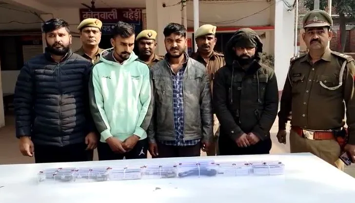 पकड़े गए बदमाश बरेली समेत आसपास के जिलों में करते थे पिस्टलों की सप्लाई, भेजा जेला