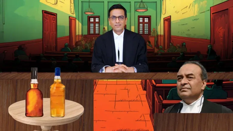 ट्रेडमार्क उल्लंघन मामला : सुप्रीम कोर्ट के समक्ष रखी गईं व्हिस्की की बोतलें, डी.वाई. चंद्रचूड़ की अध्यक्षता वाली पीठ के सामने