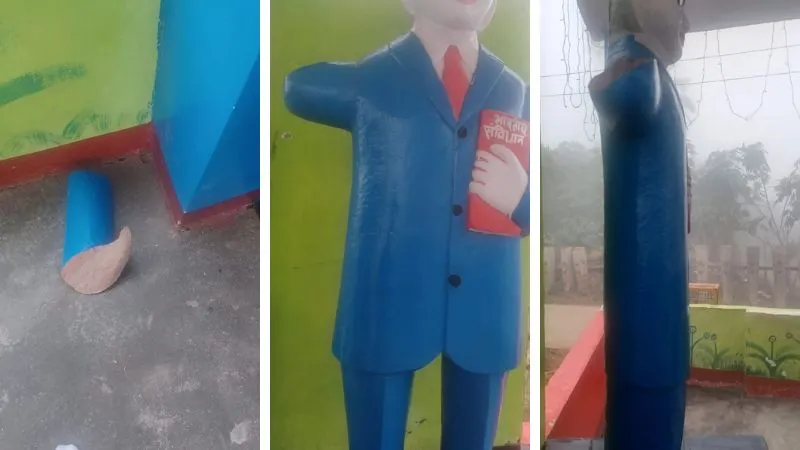 Kanpur News: शरारती तत्वों ने बाबा साहेब भीमराव आंबेडकर की प्रतिमा की खंडित… ग्रामीणों में आक्रोश, प्रशासन ने कही ये बात