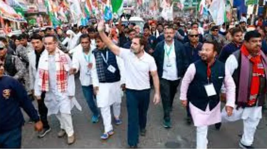 असम के उत्तर लखिमपुर में ‘भारत जोड़ो न्याय यात्रा’ के फाड़े गए बैनर,  कांग्रेस ने कहा- यात्रा की सफलता से परेशान होकर बदमाशों ने उठाया कदम