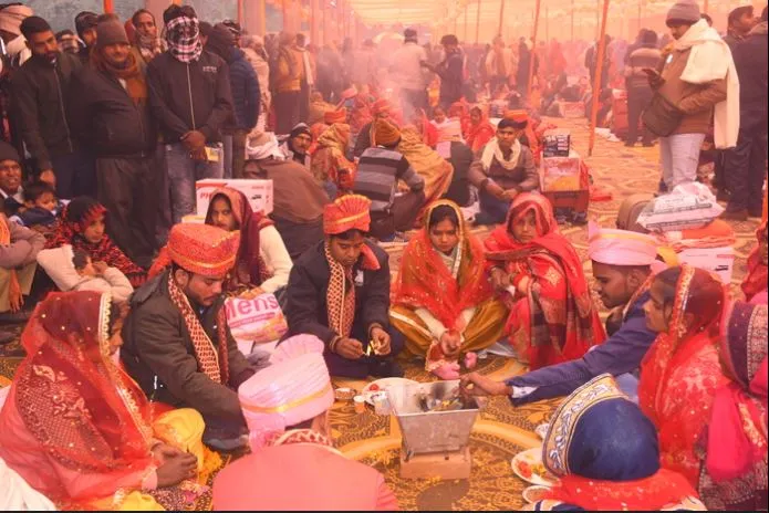 बरेली: 543 जोड़ों ने लिए सात फेरे, 94 ने कहा कबूल है