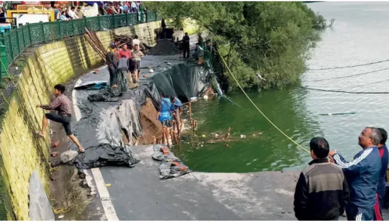 नैनीताल: पांच बार निविदा... ठेकेदार राजी नहीं...कैसे होगी मालरोड की मरम्मत...