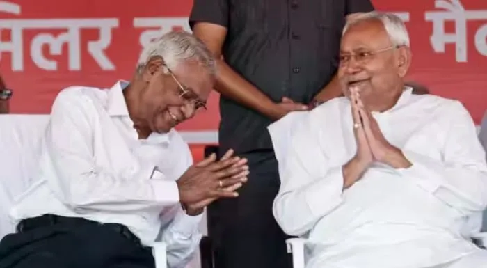 नीतीश कुमार विपक्षी ‘इंडिया’ गठबंधन के शीर्ष नेताओं में हैं शामिल: भाकपा महासचिव डी राजा