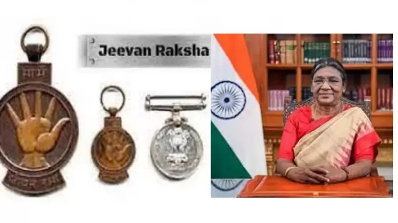  गणतंत्र दिवस: सीआईएसएफ के दो अधिकारियों, सीआरपीएफ के कांस्टेबल को जीवन रक्षा पदक