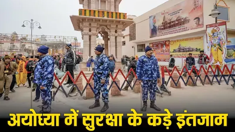 प्राण प्रतिष्ठा से पहले अयोध्या में कड़ी सुरक्षा, 10,000 CCTV कैमरे लोगों की गतिविधियों पर रखेंगे नजर 