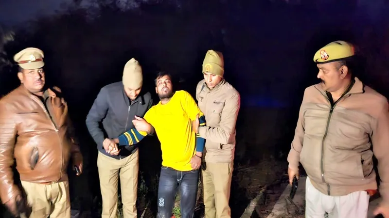सीतापुर: पुलिस मुठभेड़ में 25 हजार का इनामिया गौ तस्कर गिरफ्तार, पैर में लगी गोली