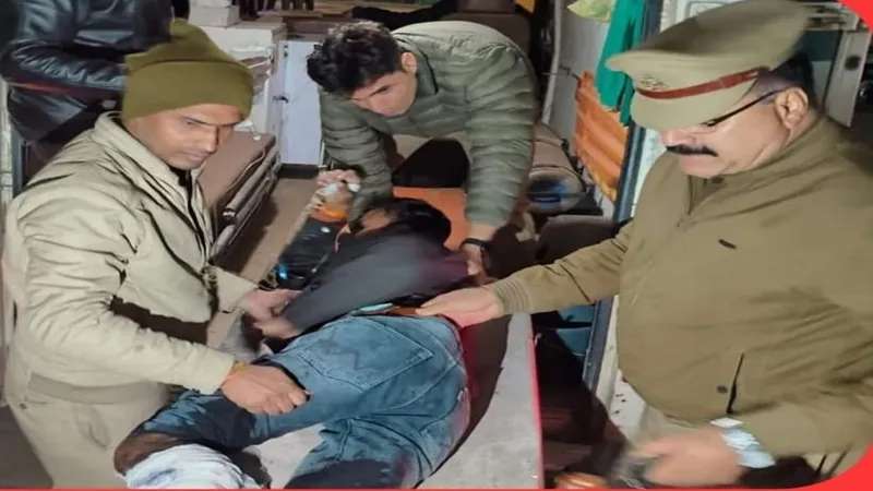 हरदोई: पुलिस मुठभेड़ में अपहरण के मास्टरमाइंड को लगी गोली, दो पुलिस के जवान भी हुए जख्मी