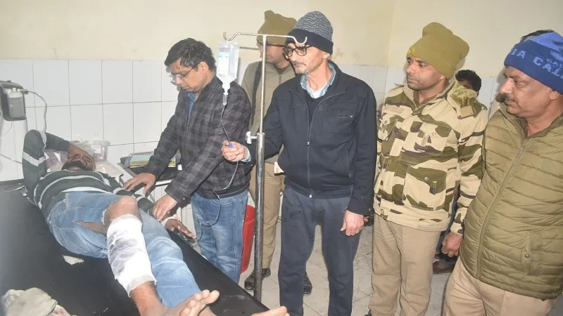 अमरोहा : पुलिस मुठभेड़ में तलवार से हमला करने के आरोपी भाई गिरफ्तार