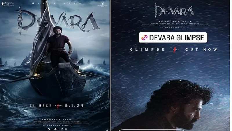 NTR जूनियर की फिल्म 'देवरा: पार्ट 1' की पहली झलक रिलीज, एक्टर ने रोंगटे खड़े कर देने वाले डायलॉग से फैंस को चौंकाया