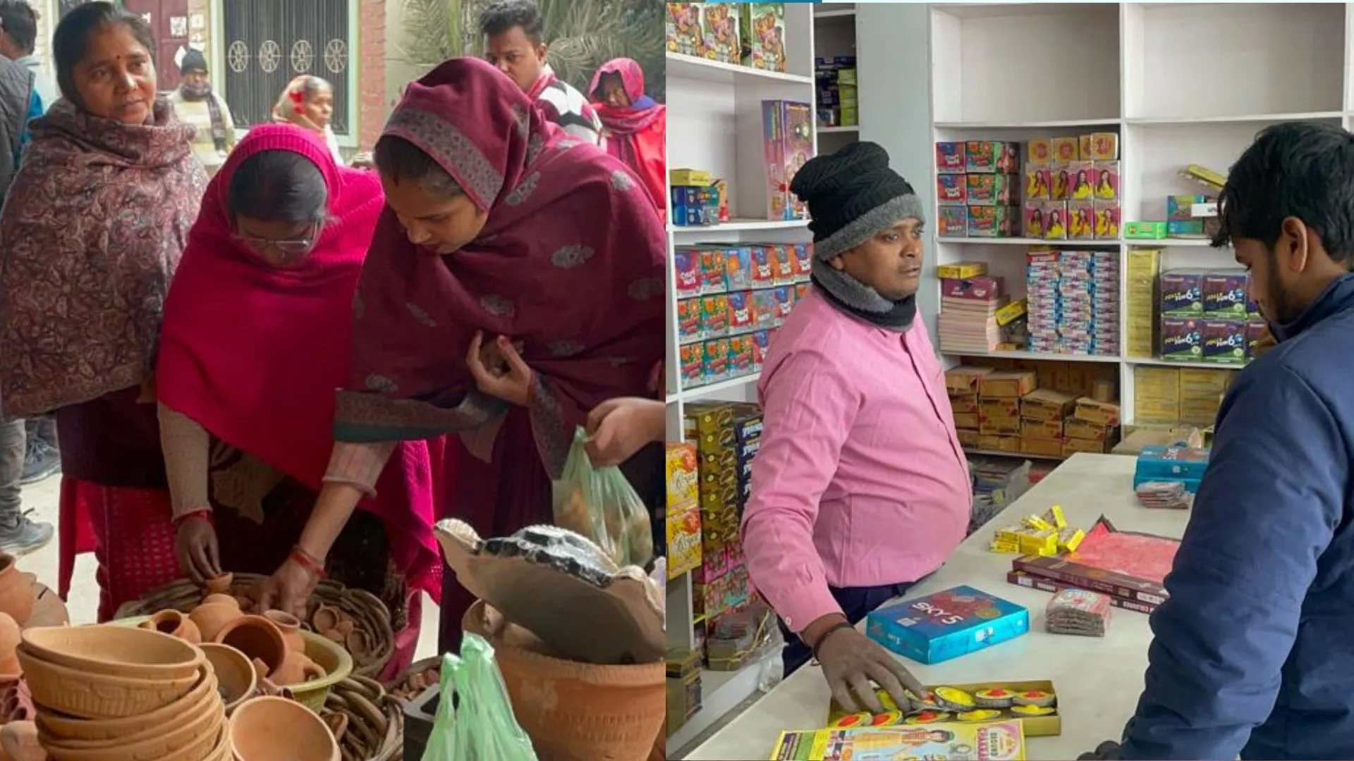 बरेली: रामलला की प्राण प्रतिष्ठा पर दीयों और पटाखों की जमकर बिक्री, व्यापारियों के मुरझाए चेहरे खिले