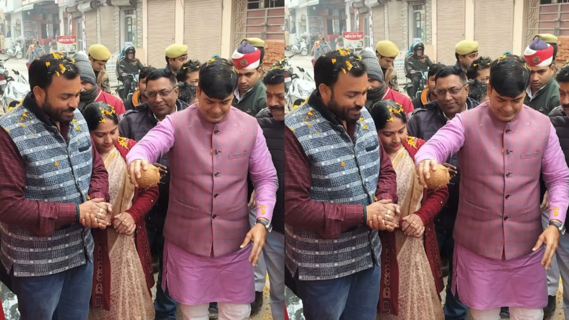 बरेली: सवा करोड़ से बनेगी दुर्गानगर रोड, मेयर ने किया शिलान्यास