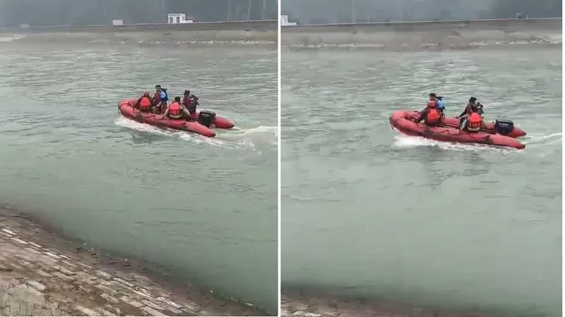 मुरादाबाद: दूसरे दिन भी नहीं लगा प्रॉपर्टी डीलर का सुराग, पूरे दिन टीम ने स्टीमर से की छानबीन