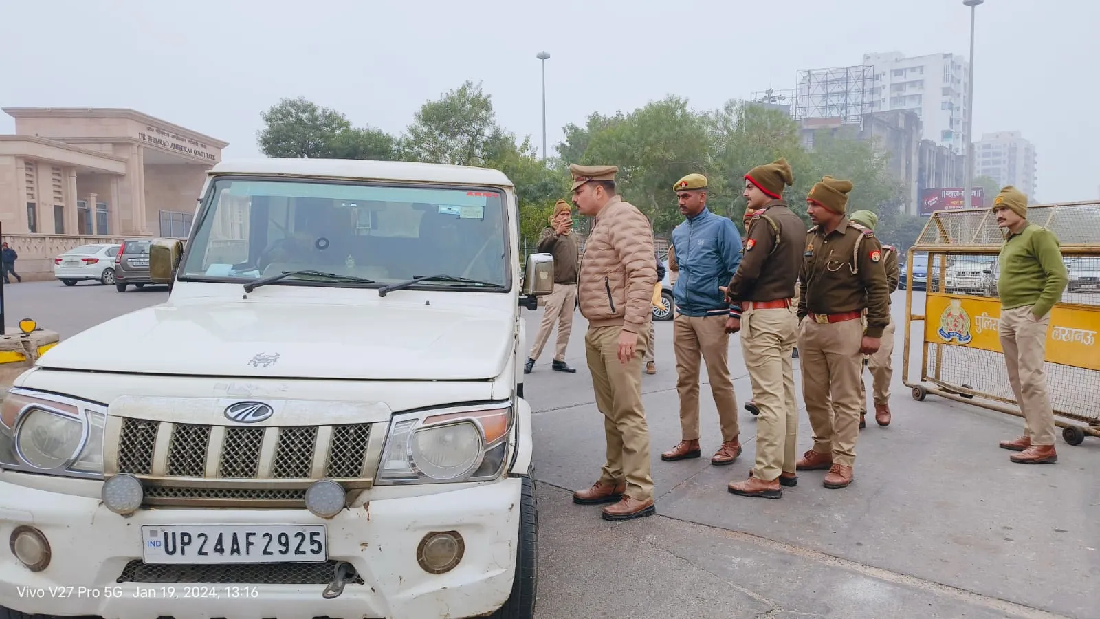 अयोध्या प्राण प्रतिष्ठा कार्यक्रम व गणतंत्र दिवस की तैयारी के बीच लखनऊ में हो रही सख्त चेकिंग