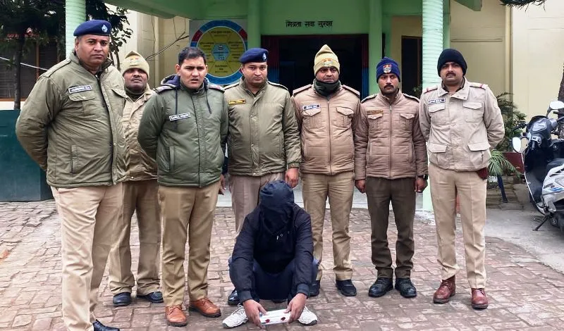 जसपुर: पुलिस ने युवक से बरामद की 8.50 ग्राम स्मैक