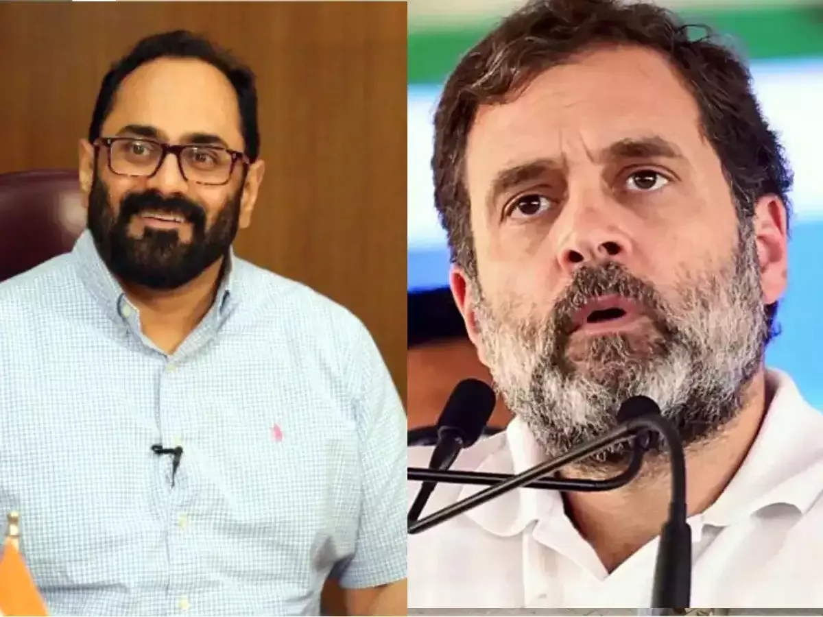 केंद्रीय मंत्री राजीव चंद्रशेखर ने राहुल गांधी पर बोला हमला, कहा-  रहते हैं एक अलग ही दुनिया में  
