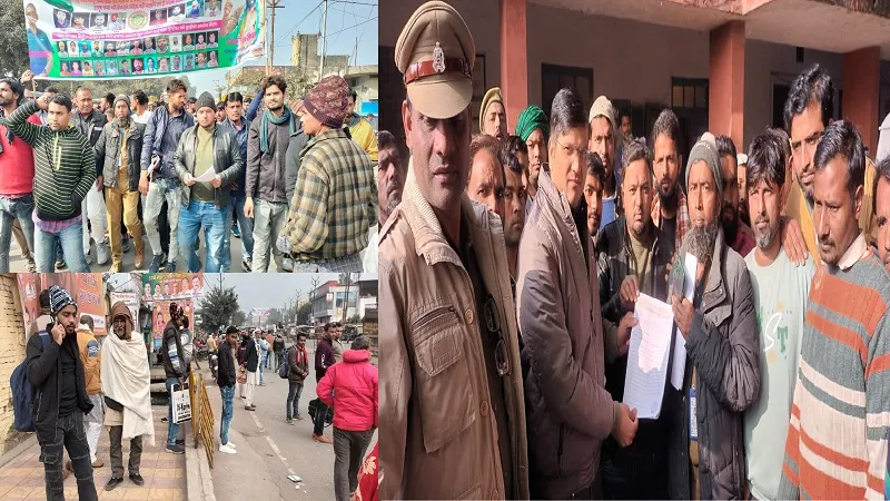 संभल : रोडवेज की अनुबंधित और प्राइवेट बसों का संचालन दूसरे दिन भी रहा ठप, भटके यात्री 