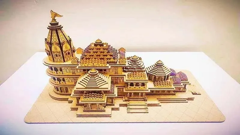 प्राण-प्रतिष्ठा: राम मंदिर ने लुभाया, 15 दिन में बिके आठ सौ से अधिक प्रतिरुप, भगवा टोपी, रामध्वज की बढ़ी मांग