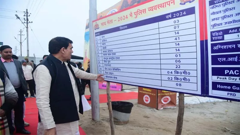 माघ मेले में साधु-संतों को नहीं होनी चाहिये कोई असुविधा: एके शर्मा