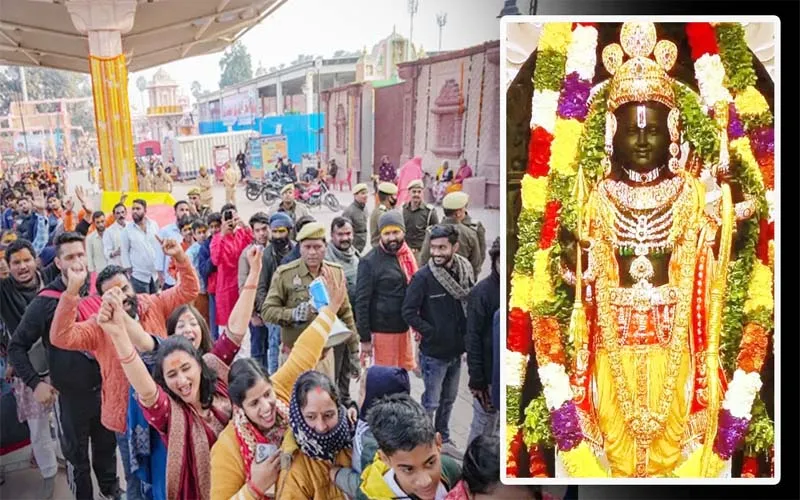 अयोध्या में रामभक्तों ने तोड़ डाला सारा रिकार्ड, छह दिन में 19 लाख श्रद्धालुओं ने कर लिए श्रीरामलला के दर्शन!, दिख रहे खुश