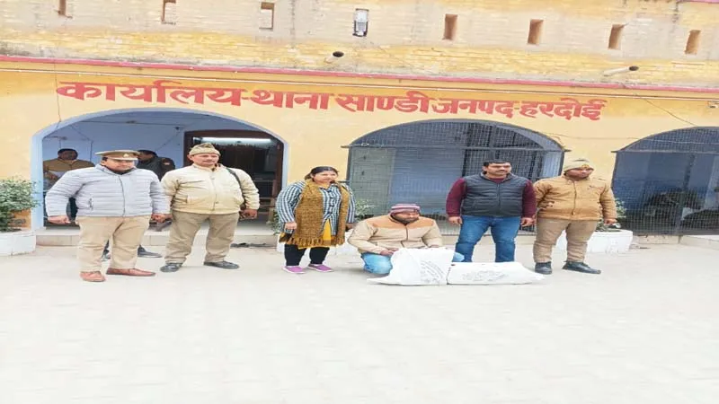 हरदोई: भारी मात्रा में कोडीन युक्त सिरप के साथ एक आरोपी गिरफ्तार