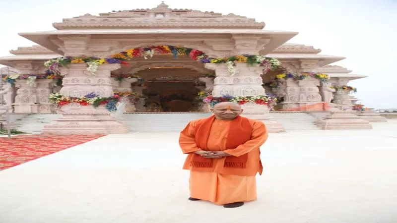 सीएम योगी ने रामलला और हनुमानगढ़ी के किए दर्शन, 11 दिनों में रामनगरी में मुख्यमंत्री का यह है तीसरा दौरा, video 