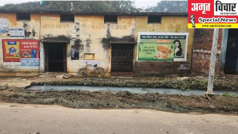 अमेठी: जायस में बजबजाती नालियों से उठ रही दुर्गंध, स्वच्छता मिशन की पोल खोल रही खुली पड़ी नालियां