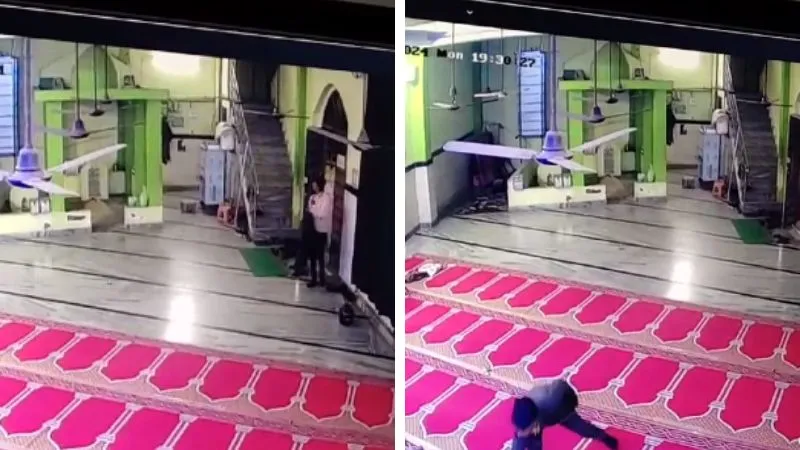 VIDEO: मस्जिद में घुसा चोर… बेहद चालाकी से मोबाइल और जैकेट की पार, ऐसे फंस गया पुलिस के जाल में