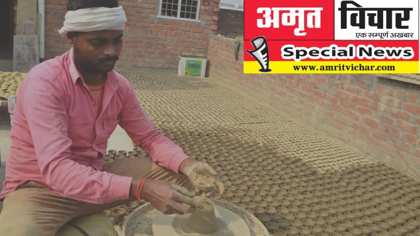 पीलीभीत: रामलला की प्राण प्रतिष्ठा से पहले घनघनाने लगे उम्मीदों के चाक, हो गई एडवांस बुकिंग, डिजाइनर दीयों की बढ़ी डिमांड 