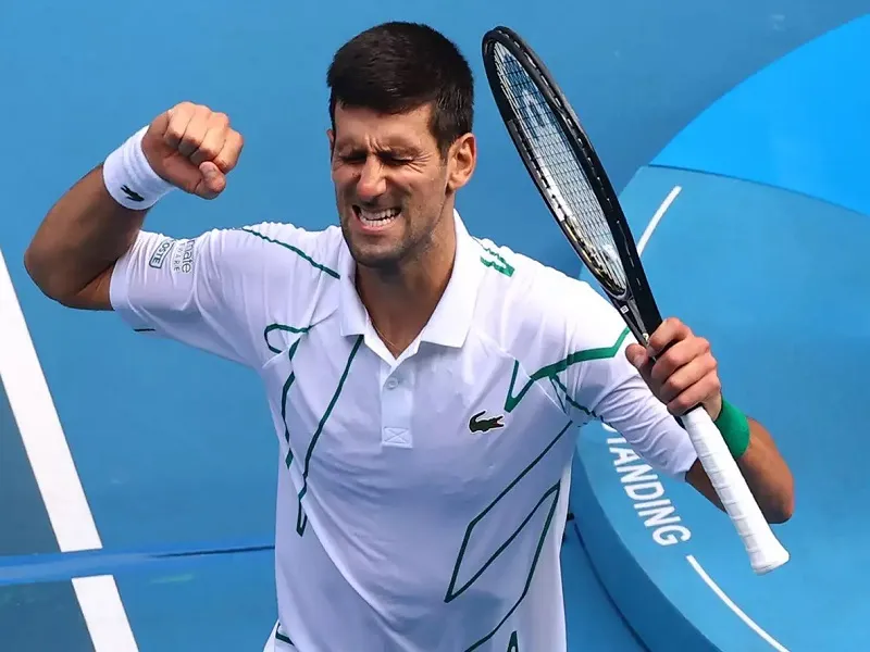 नोवाक जोकोविच ऑस्ट्रेलियाई ओपन के क्वार्टरफाइनल में, रोजर फेडरर के ग्रैंडस्लैम रिकॉर्ड की बराबरी की 