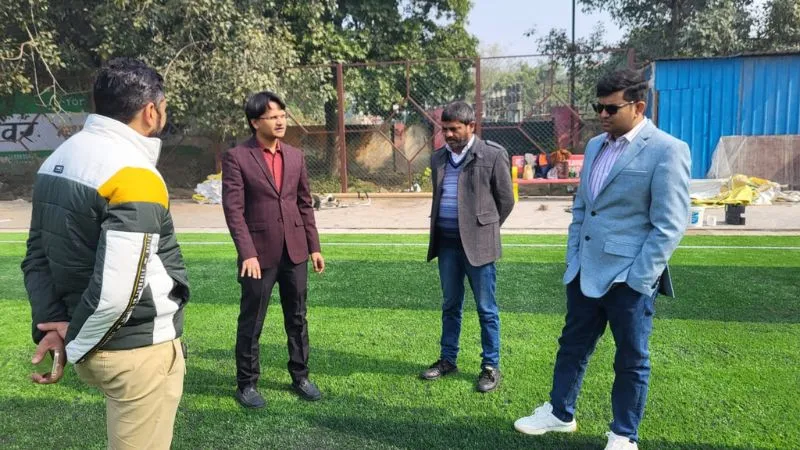 Kanpur News: फुटसल मैदान बनकर तैयार; नगर आयुक्त शिवशरणप्पा जीएन ने किया निरीक्षण, 26 जनवरी को होगा पहला मैच...