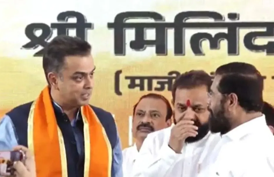 शिंदे गुट की शिवसेना में शामिल हुए मिलिंद देवड़ा, आज सुबह ही छोड़ी थी कांग्रेस पार्टी